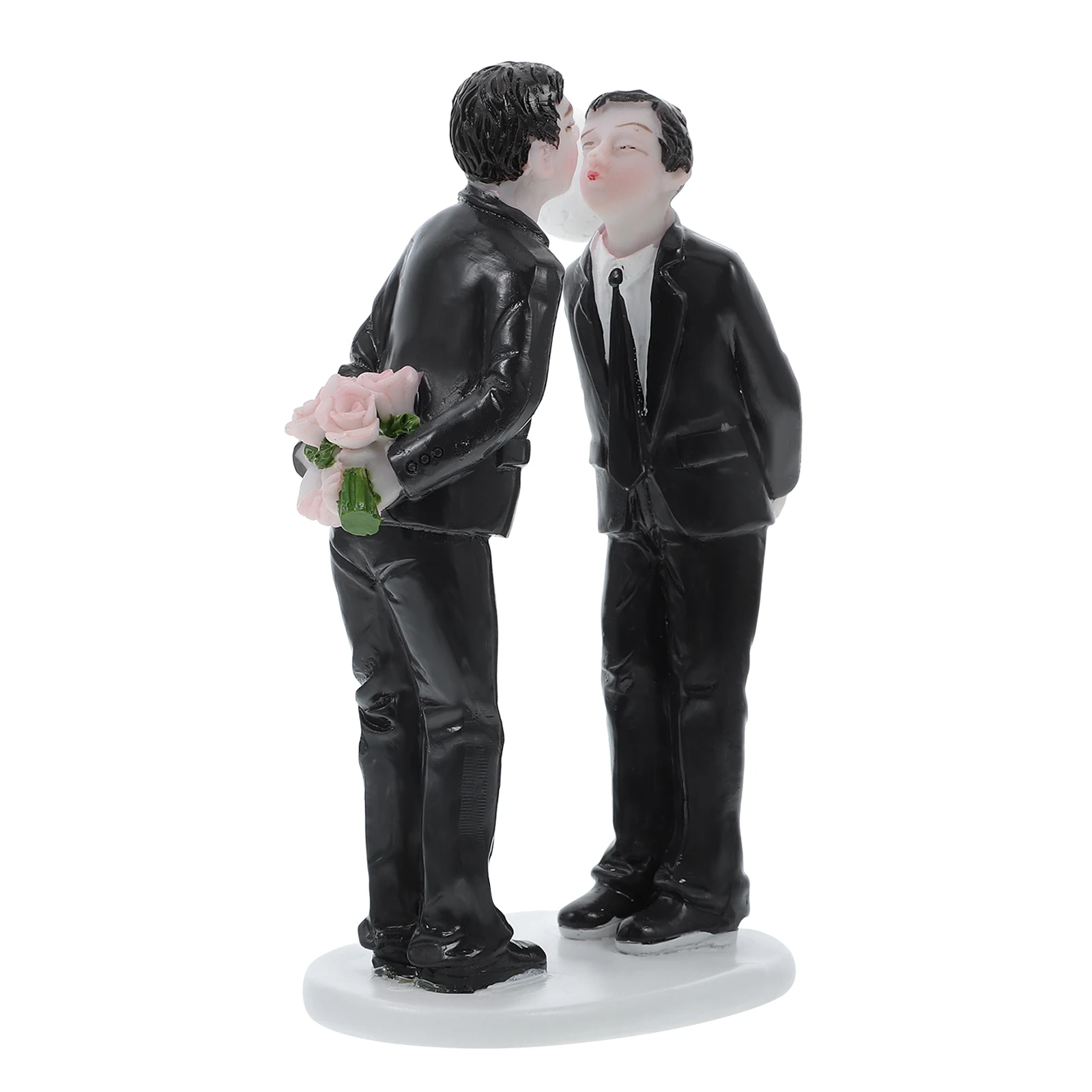 

Wedding Cake Resin Couple Decorations Cupcake Toppers Figurine Shaped Picks Cake Adornments Valentine Day Decors Birthday