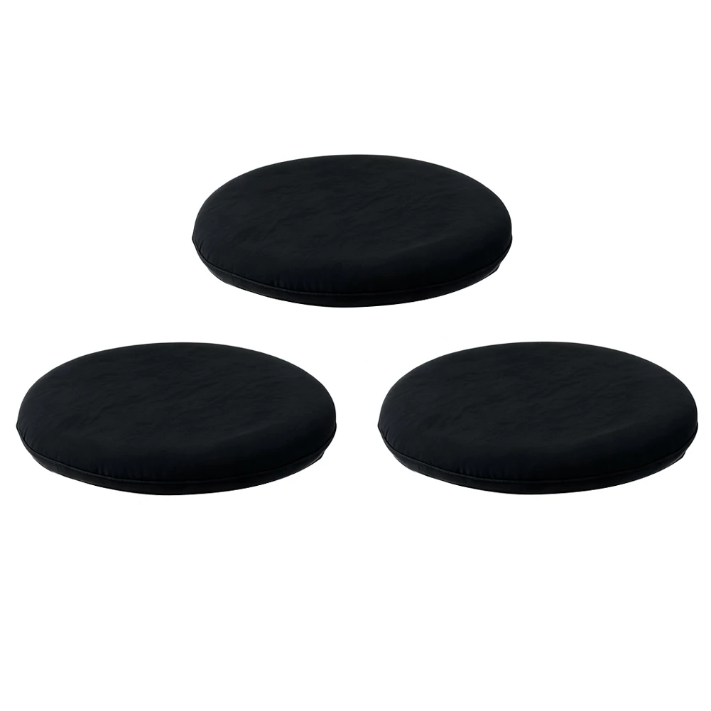 Elastic Round Stool Covers 3 Pack Designed for Snug Fit on Bar Stools and Multi Use with Professional Matte Finish
