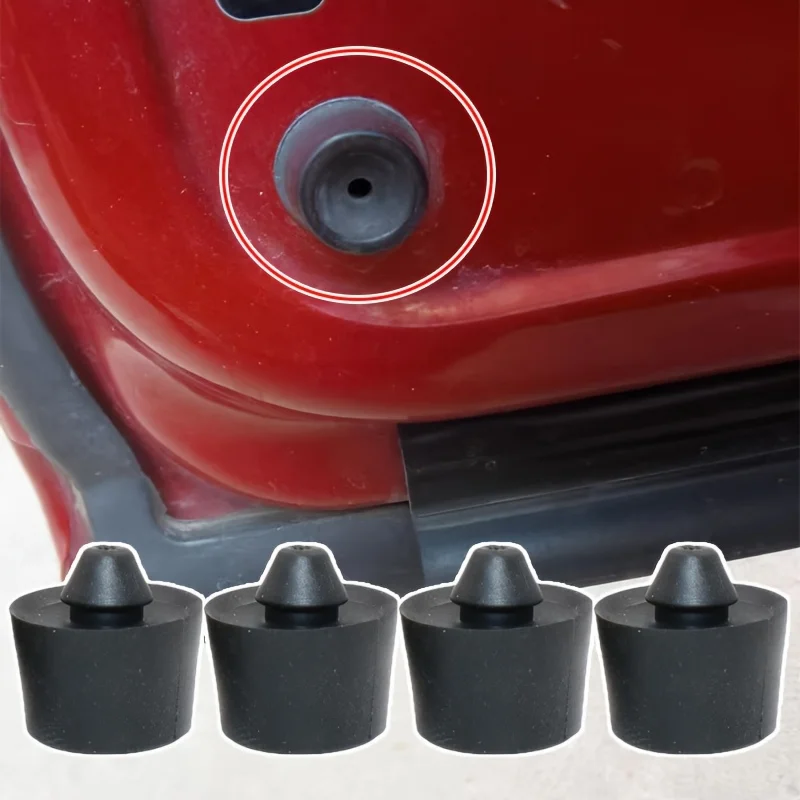 4pcs Car Interior Door Anti-Collision Cushion Shockproof Rubber Buffering Stopper Block for Vw Bora C-Trek Golf Sharan Viloran
