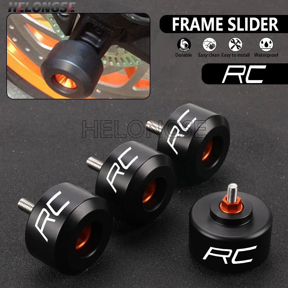 Motorcycle For KTM DUKE 125 200 2012 DUKE390 2013 2014 Duke 250 2016-2025 Front Rear Fork Wheel Frame Slider Crash Protector
