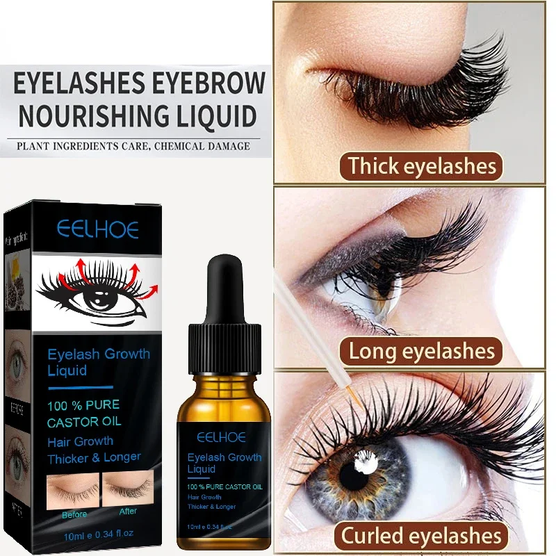 Seven Days Eyelash Fast Growth Solution addensare ciglia Natural Curl ingrandisci occhi ciglia siero per sopracciglia cosmetici 2023 nuovo