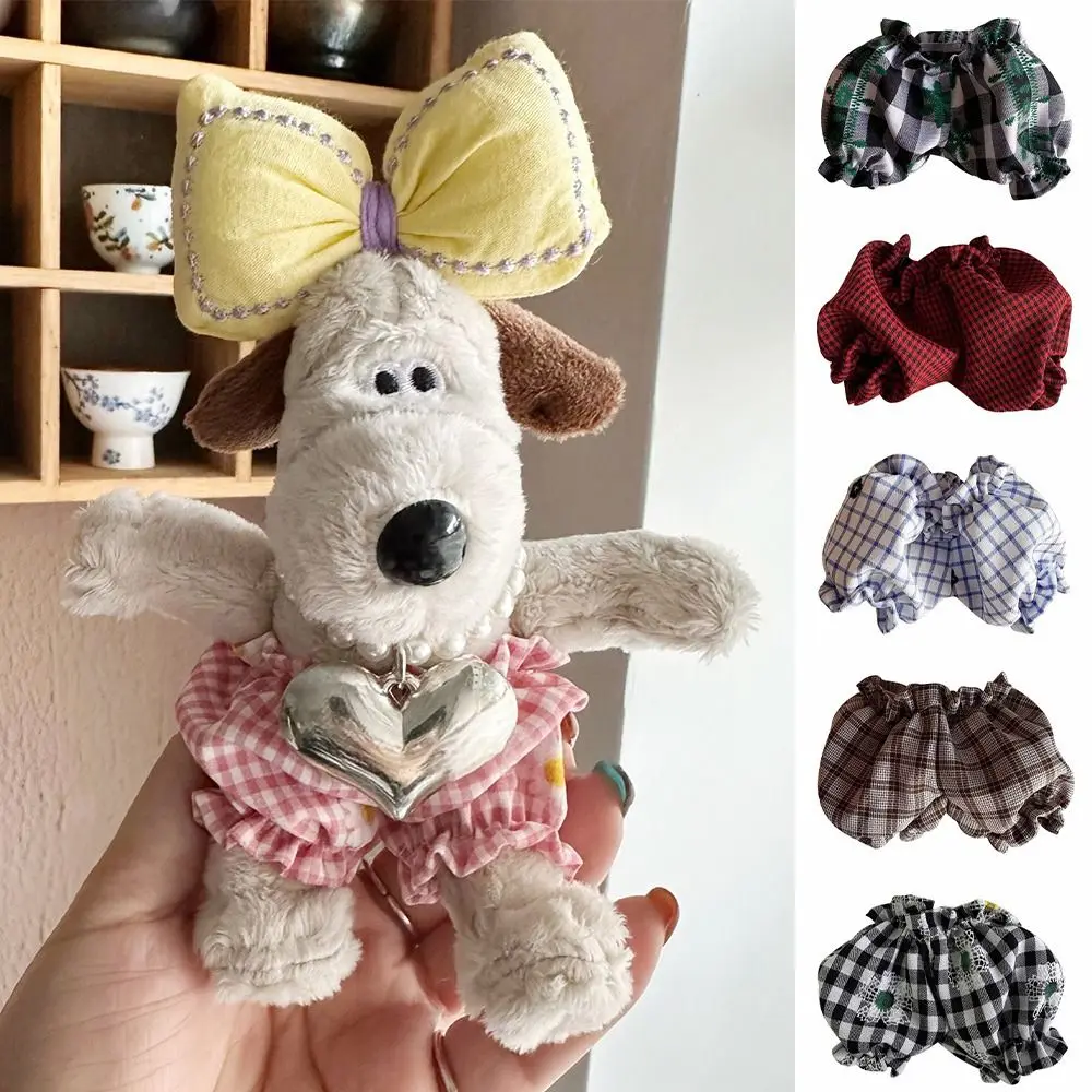 Colorful Casual Plaid Doll Shorts 13cm-23cm Dolls Shorts Wear Shorts Handmade Mini Cotton Doll Shorts Dolls Clothes Accessories