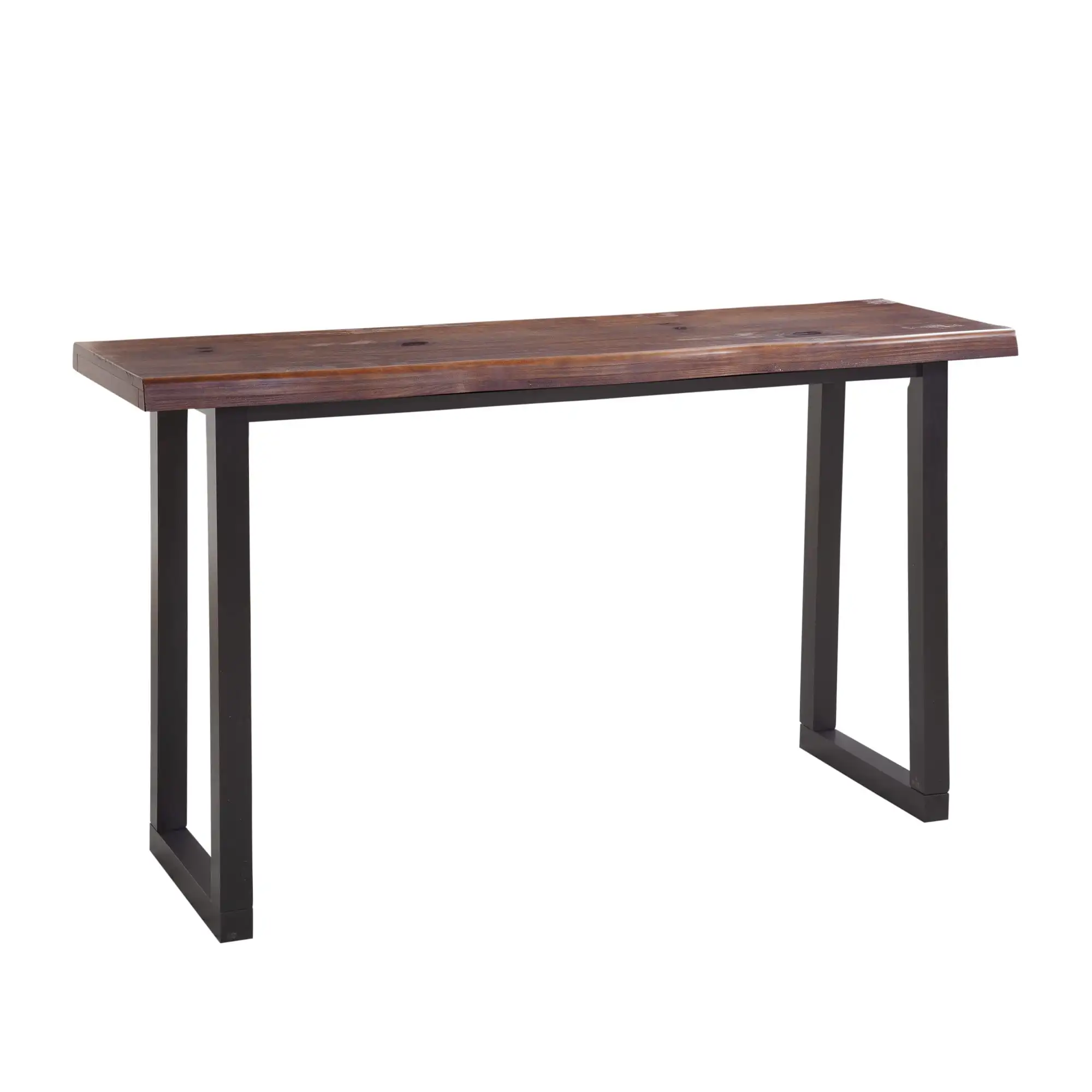 Solid Wood Bar Table Bistro Pub Counter Table Cocktail Table Kitchen Dining Table, Cherry  Finish
