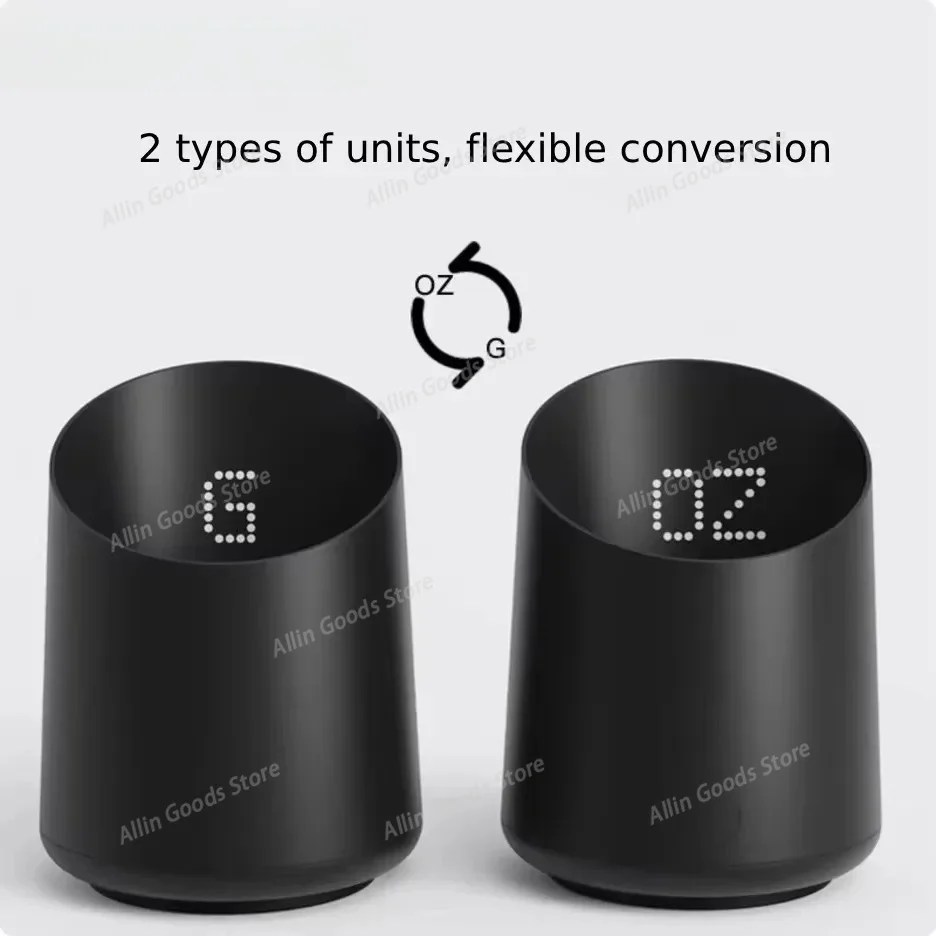 Electronic coffee Weighing Cup Mini Portable Smart Coffee Scale for Espresso & Pour Over, Digital Coffees Bean weighing scale