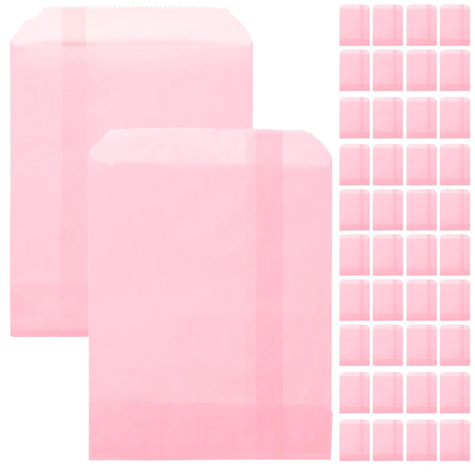 

100 Pcs Baking Paper Bags Sweet Cookie Food Pastry Cake S wich Bulk Bakery Holder Child Party Favor Gift Packing