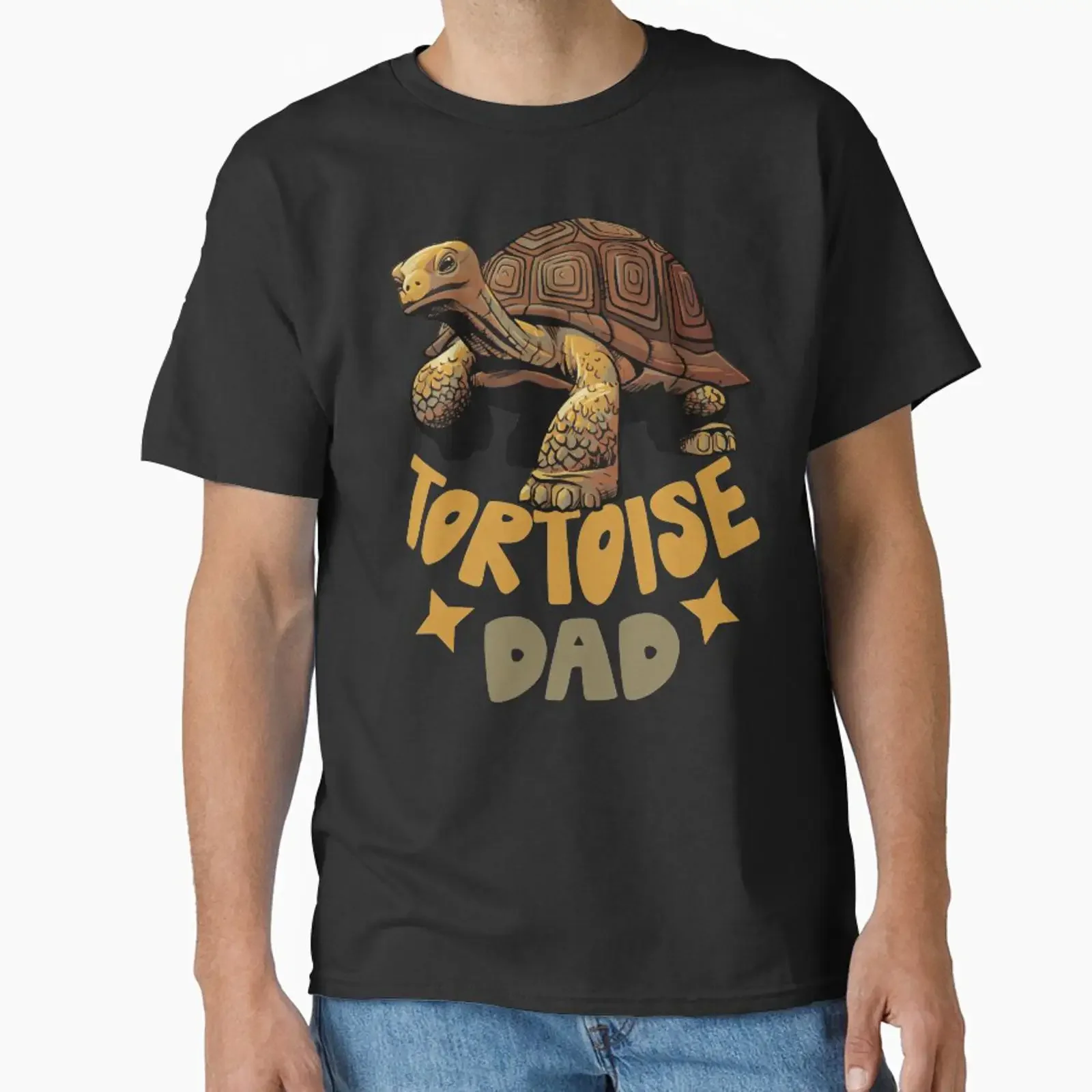 Sulcata African Spurred Tortoise Dad Classic T Shirt vintage Washed fashion Soft graphic Stylish Top For Everyday Wear