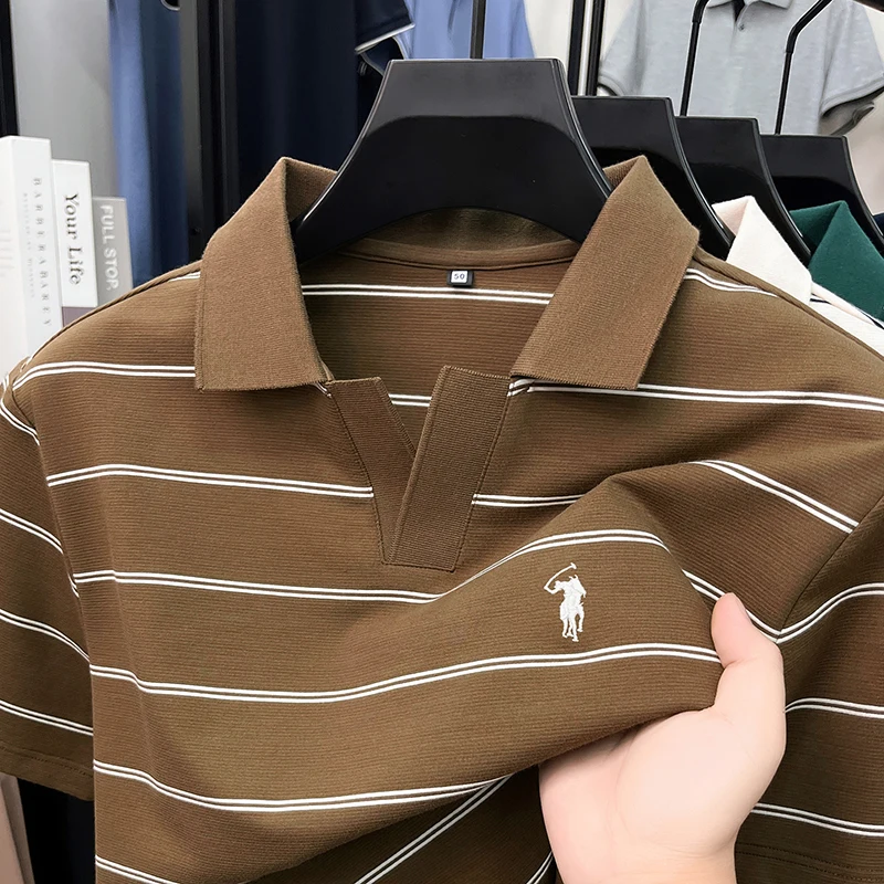 Polo de luxe pour homme à manc - Embroidery Moisturizer avis et prix
