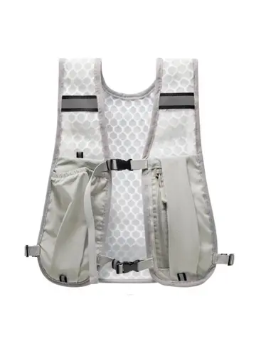 Lightweight Running Vest with Phone Holder New Reflective Hydration Water Chest Pack Storage for Sports Water Bottle