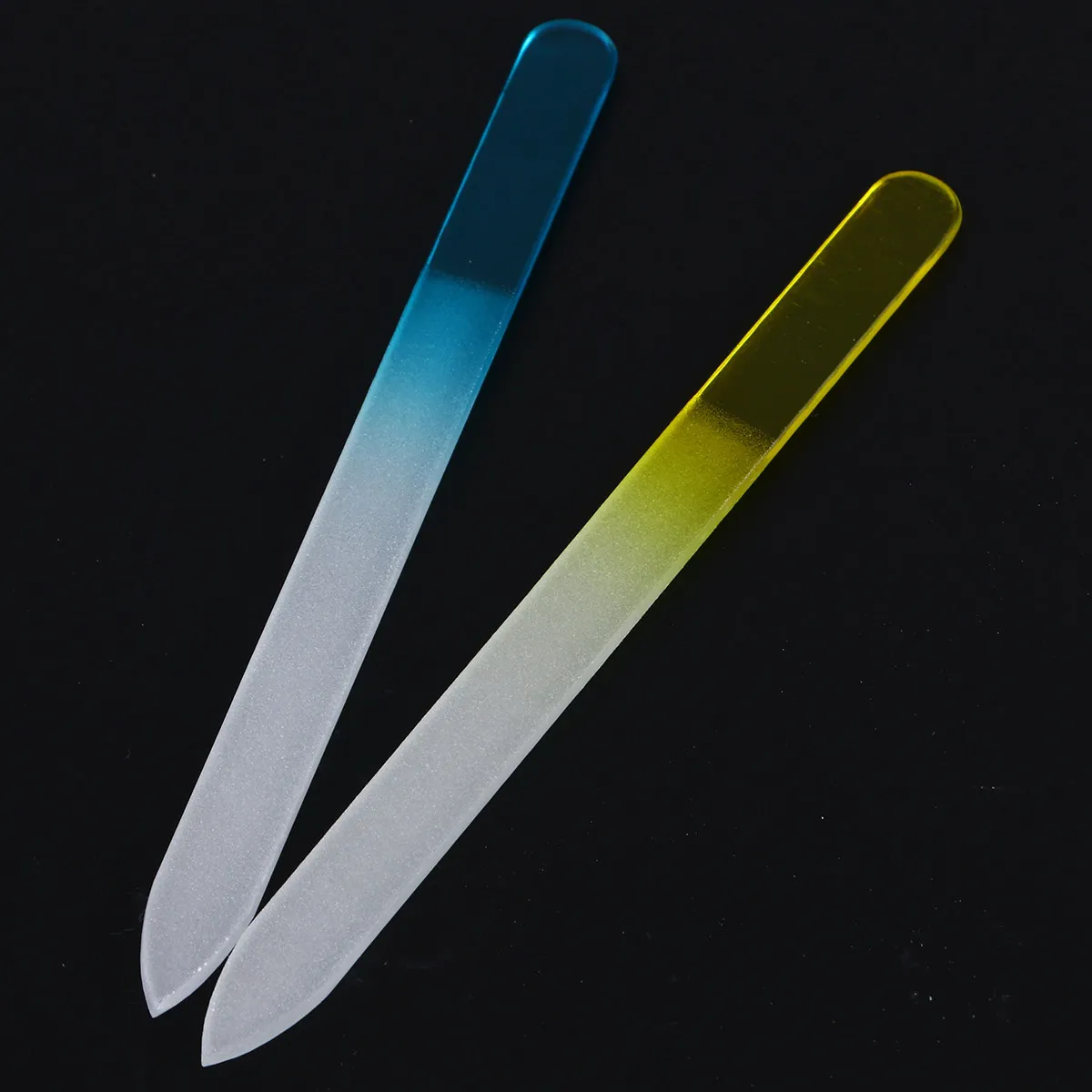 5Pcs Glass Nail File Set Smooth Polishing Surface Gentle Any Direction Filing for Natural Nails Nail Health Care Supplies