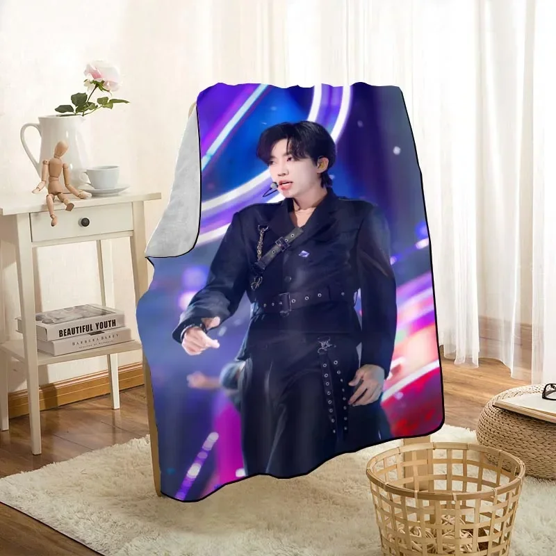 Selimut Woong Woon muda baru Lim selimut lembut cetak melempar di rumah/Sofa/tempat tidur selimut penutup Travel dewasa portabel WJY11.22