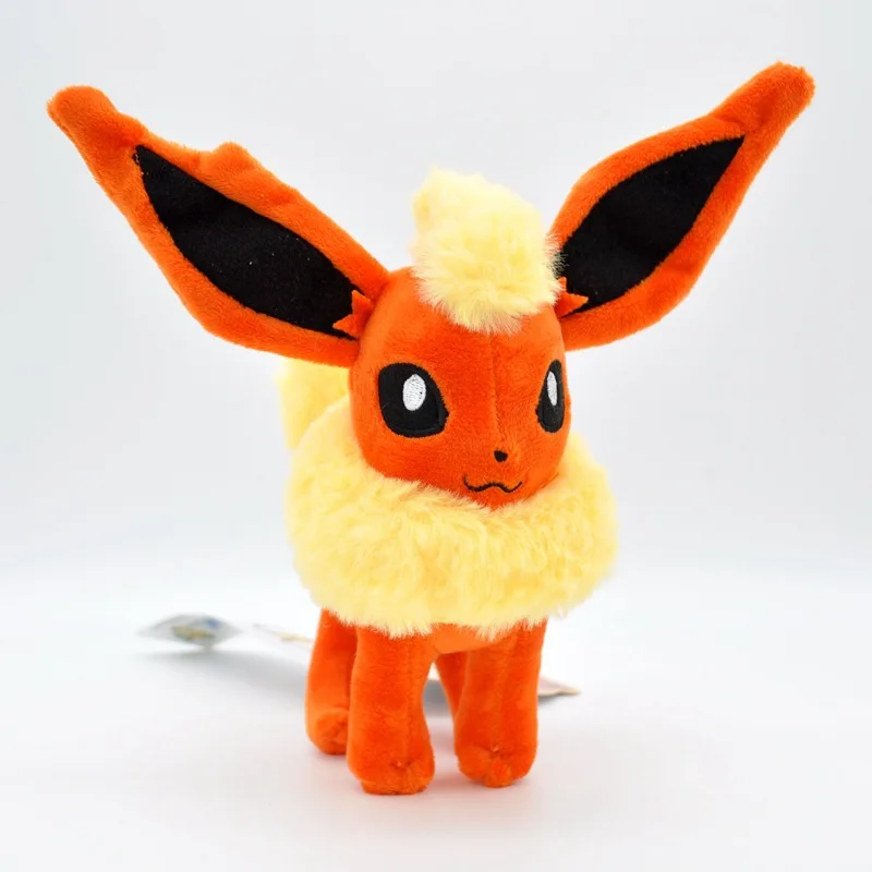 Pokemon 20cm small standing posture Eevee Fire Water Sun Fairy Colorful Moon Eevee plush toy