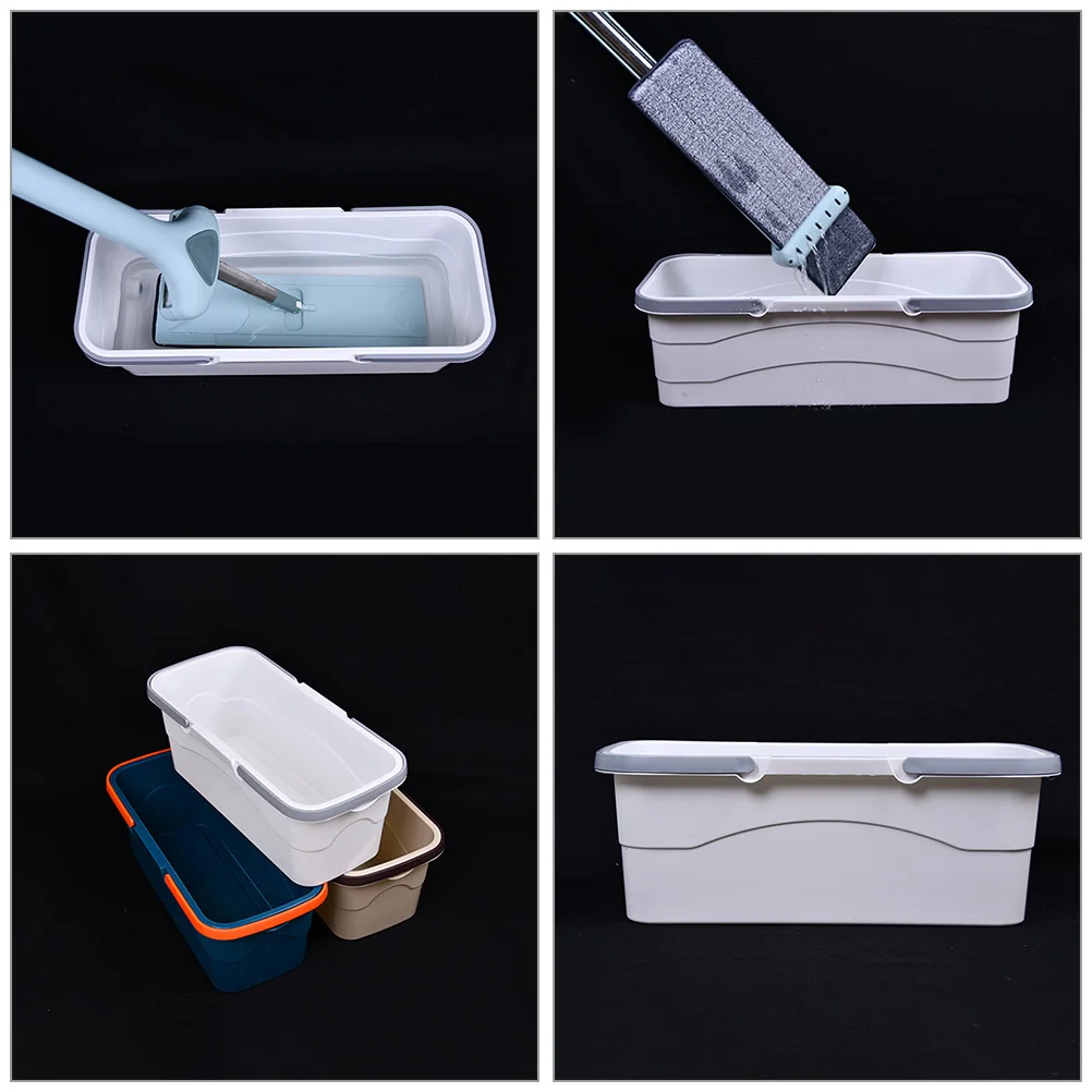 

Pp Plastic With Drain Holes Portable Hand Carry Design For Bathroom Floor Cleaning Large Capacity Household Pail Washing Tool