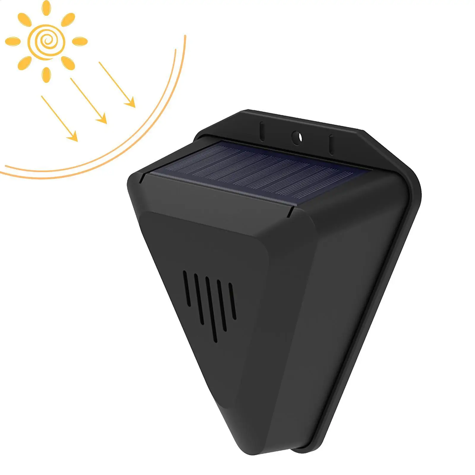 Small Solar Timer Bird Repeller With 13 Sound Waterproof Bird Repellent Alarm Outdoor Crop Orchard Protections Animal Deterrents