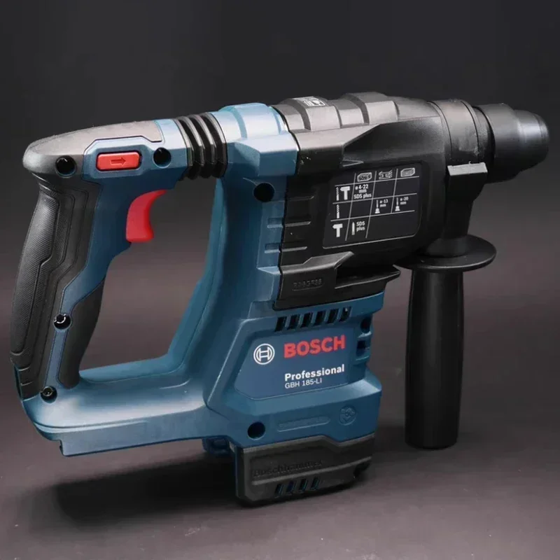 Portable BOSCH GBH185-LI Wireless Rotary Hammer Ergonomic Grip Adjustable Depth Ruler Engineering Power Drill