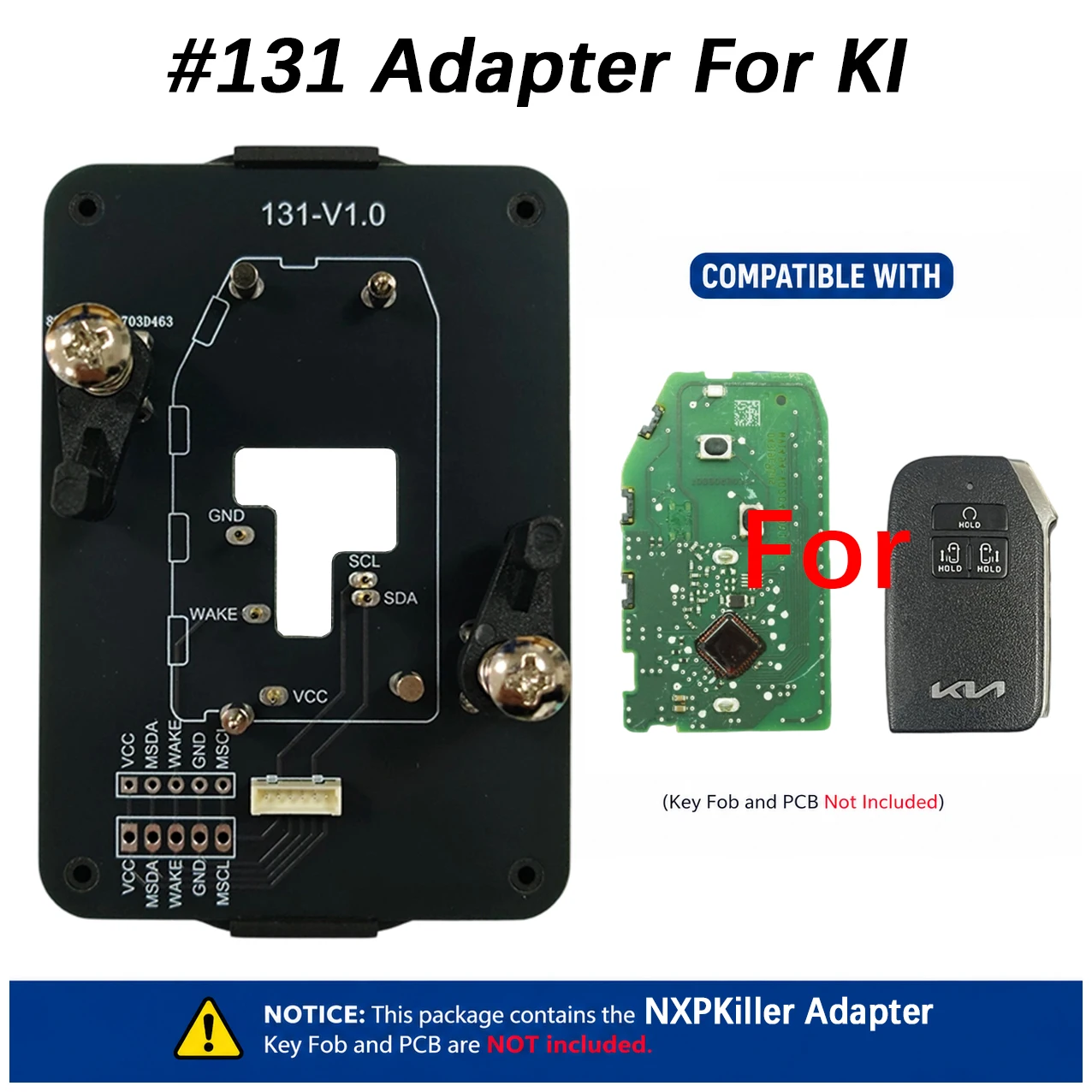 CNP259 Solder-Free Adapters Compatible With NXP KILLER No.131 To No.140 Supports For Hyundai Tucson NCF Chip Remote