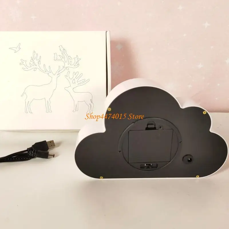 K1AA ​​облачная бумага гравировка светодиодная ночная свет Dektop Baby Kid Decor
