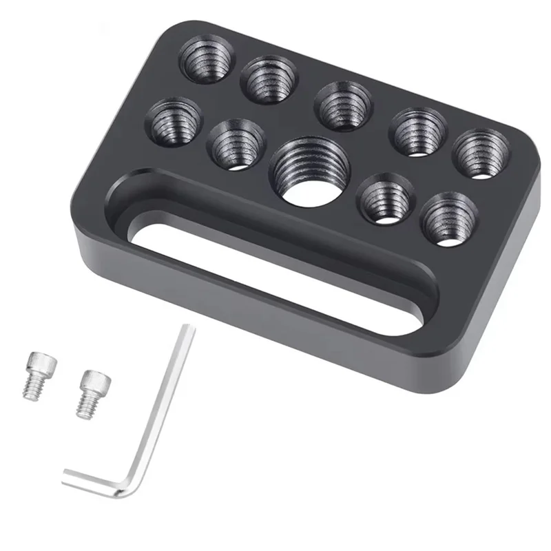Placa de instalación rápida de conexión porosa AA60 para cámara Cage-CP03 Mini placa de queso multifuncional y bloque de riel guía
