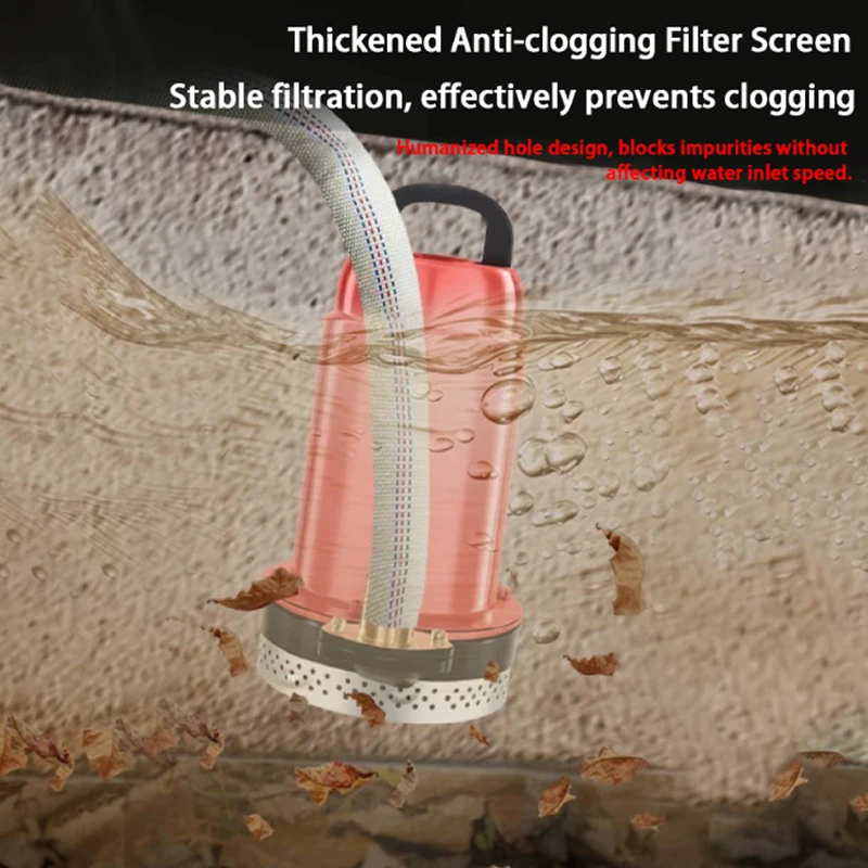 

Wireless Remote Control Water Pump Irrigation Submersible Pump Electric Agricultural Watering Vegetable Lithium Battery Pump