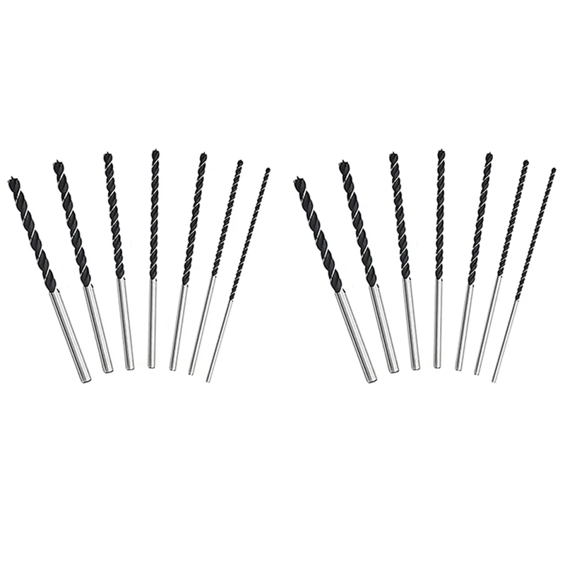 

PZHI-14Pcs Extra Long Wood Drill Bit Set 12 Inch 300Mm Drill Bits DIY Woodworking Tool Spiral Drill Extra Long Drill