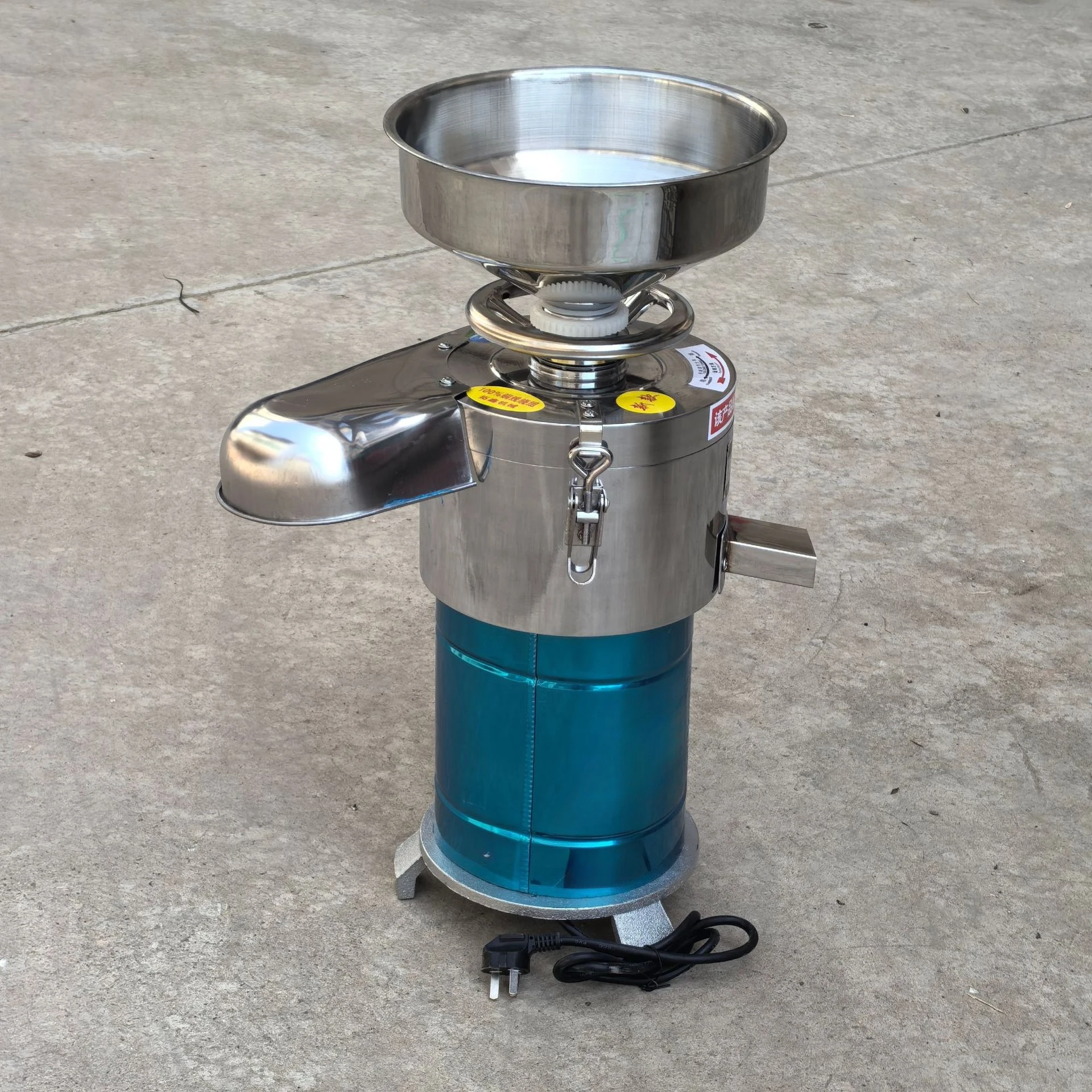 stainless steel automatic pulp residue separation grinding machine, rice milk, tofu, whole grains milling pure copper motor
