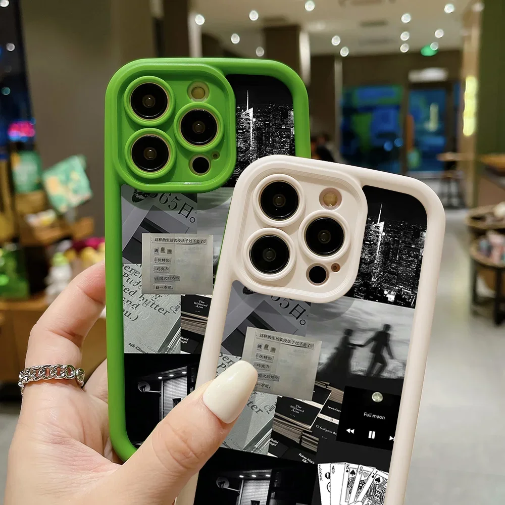 Soft Candy Liquid Silicone Phone Case For iPhone 13 Case iPhone 15 Pro 11 12 14 16 Pro Max XR XS X 7 8 Plus SE Shockproof Cover