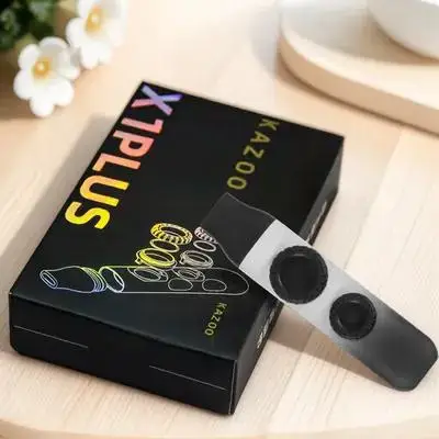 1 Set de Kazoo de Doble Flauta con Gradiente de Color, Portátil, Tono Ajustable, Boquilla para Kazoo, Instrumento Musical para Aprender a Tocar Guitarra y Ukelele