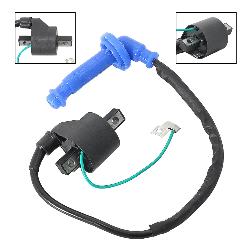High Voltage Pack Ignition Coil For Honda TRX450ER 2006-2014 TRX450R 2006-2012 OEM:30500-HP1-003 30700-MEB-671 - view 4
