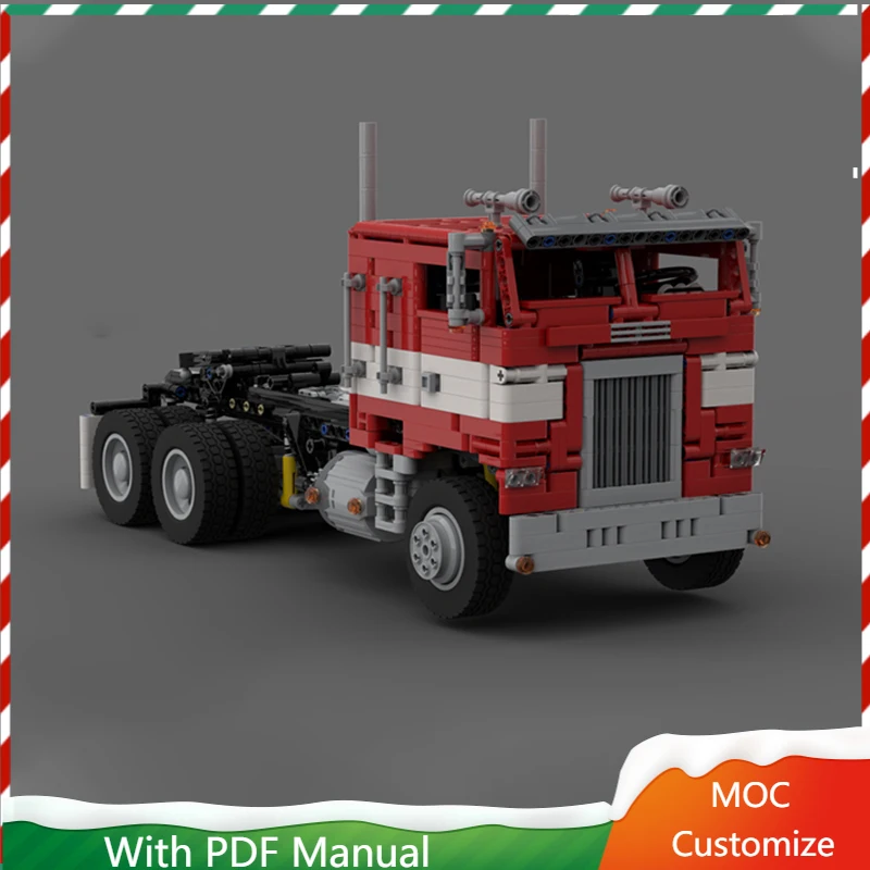 

1664 шт. MOC High Tech City Роскошный грузовик с головой Модель Строительные блоки Технология Сборка Кирпичи Игрушка «сделай сам» Детский подарок-сюрприз