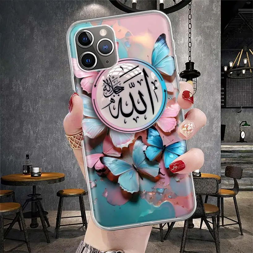 Muslim Surah Ikhlas Islamic Quotes Soft Phone Case For IPhone 11 13 16 Pro MAX 15 + 14 Plus 12 Mini X XS Apple 8 7 SE Fundas Coq