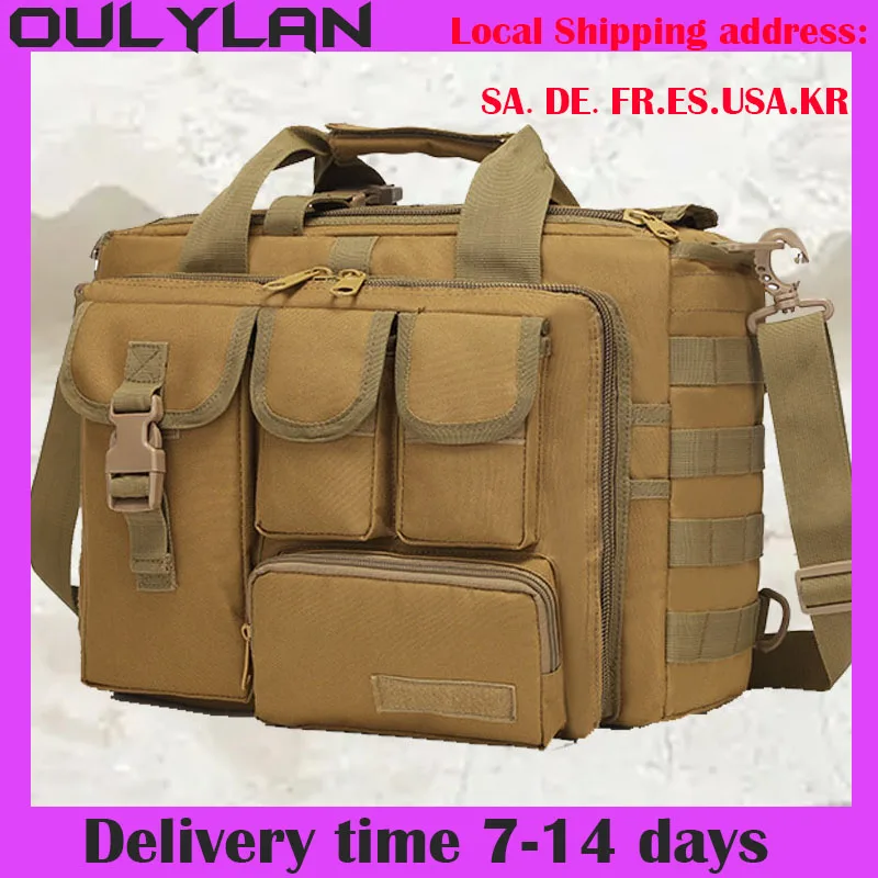 

Outdoor Large Capacity Bag Men Big Capacity Laptop Bags Portable Shoulder Bag Camping Hiking Tool Bandbag