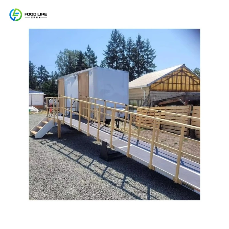 2026 New Mobile Restroom Trailer Portable Bathroom with Shower Climate Control for Camping Outdoor Events Customized