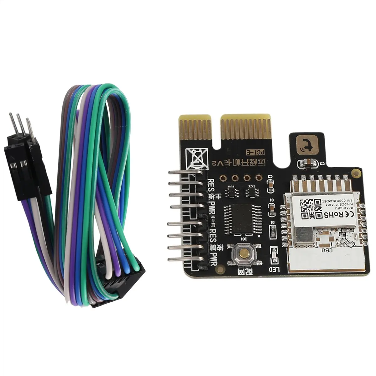 【A65I~】 Tuya Wifi Computer Power Reset Switch PCIe Card for PC Computer,APP Remote Control,Support Home,MINI Card
