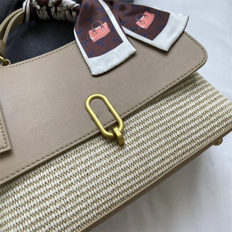 

Famous Designer Leather Shoulder Bag Women Tote Function Luxury Brand Classic Elegant With Pockets