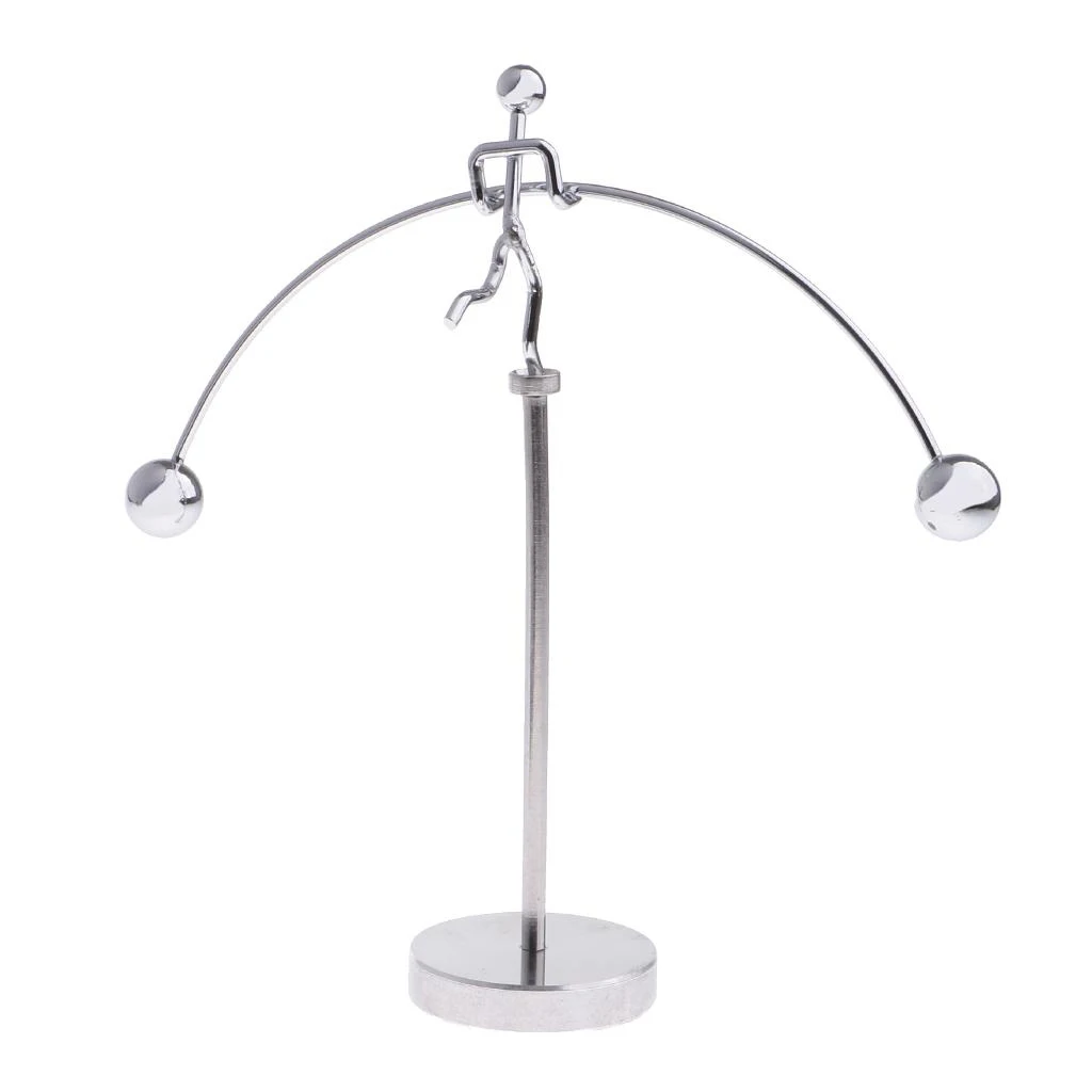 Metal Swing Balance Toy Physics Science Newtons Cradle Desk Decor for Adults Stress Relief Office Art Craft