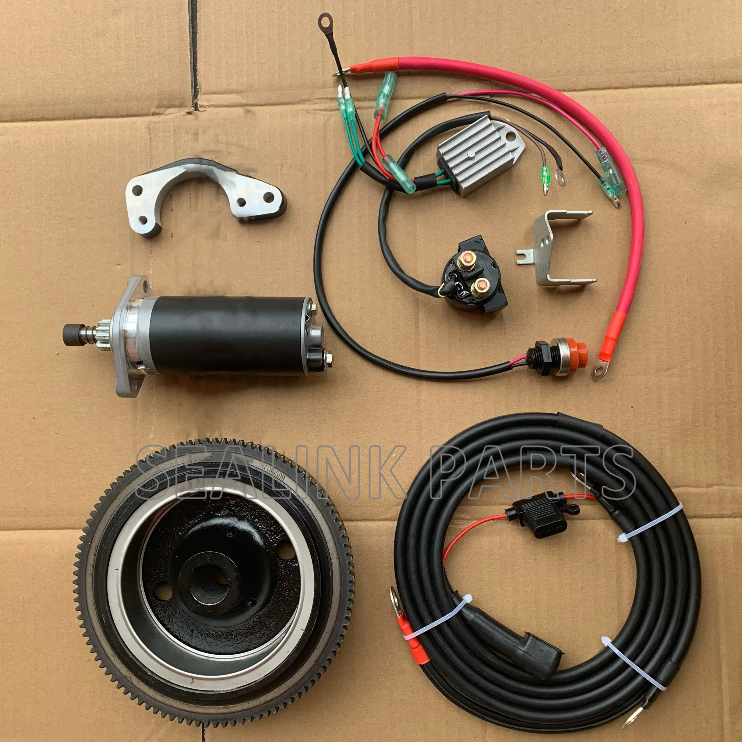 BOAT ELECTRIC START KIT FOR MERCURY FOR TOHATSU 15 HP 18 HP 2 STROKE OUTBOARD ENGINE