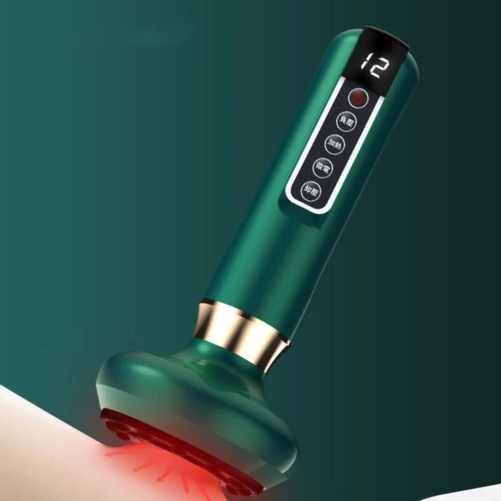 

Electric Scraping Device Rechargeable Red Light Multifunctional Body Massager for Meridian Massage Cupping Therapy Scraping