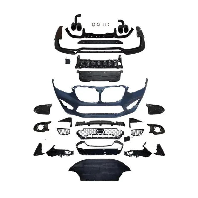 

Automobile Body Kit S Series G02 Upgrade to X4M Front Grille/Lip Rear Diffuser Top Spoiler Tail Throat