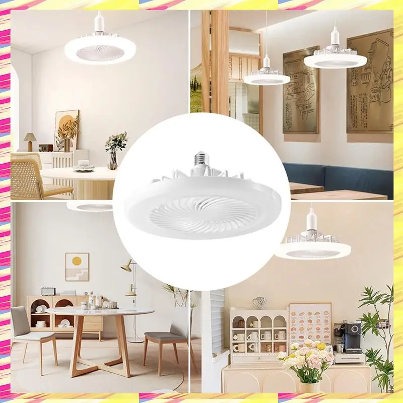 

ABJJ Ceiling Fan Ceiling Fans With Light And Remote E27 Enclosed Ceiling Fans With Light For Adult Kids Living Room Bedroom