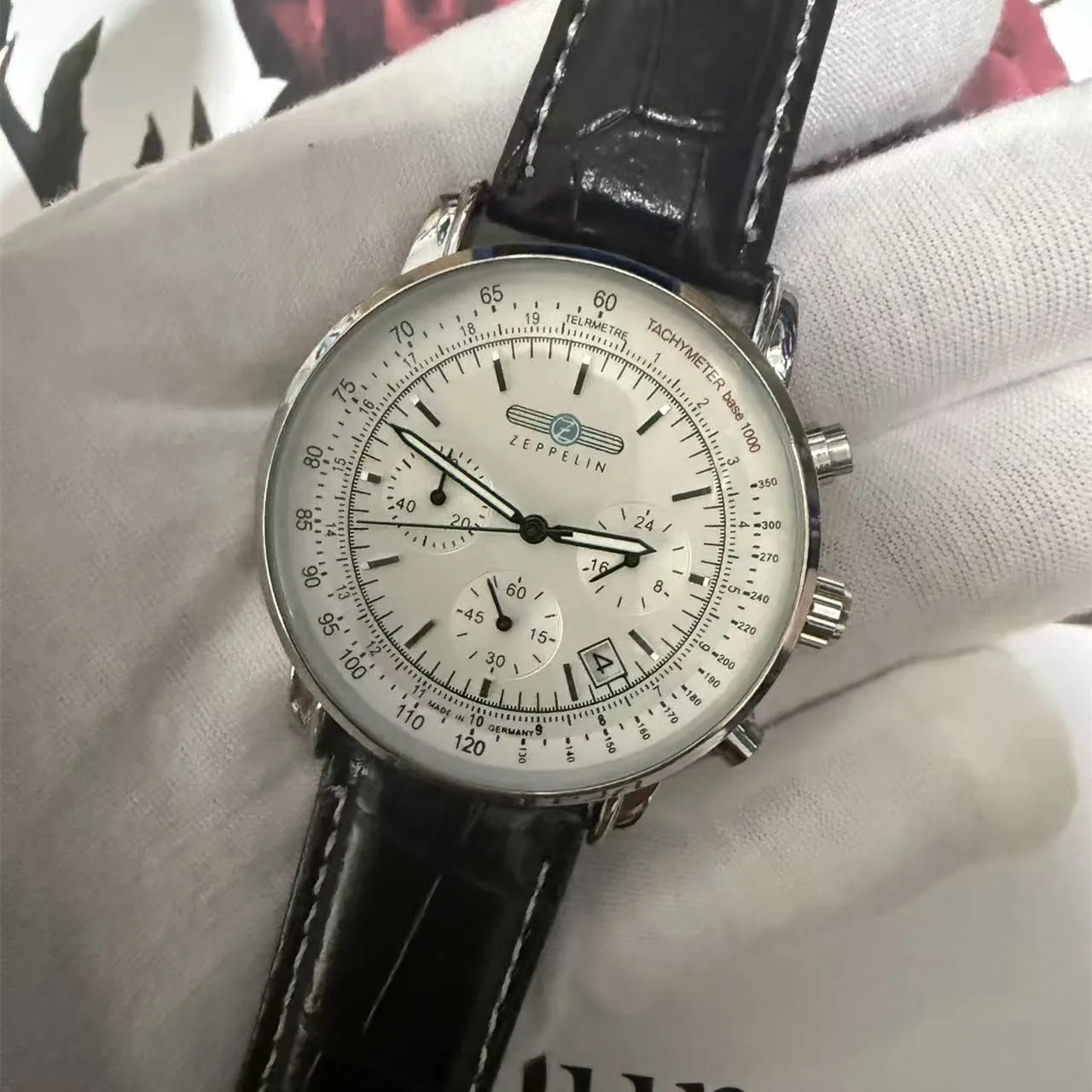 Jam Tangan Pria Seri Zeppelin 8886M Baru Terlaris Jam Tangan Kuarsa Tanggal Waktu Tiga Jarum Kecil Jam Tangan Bisnis Retro Klasik
