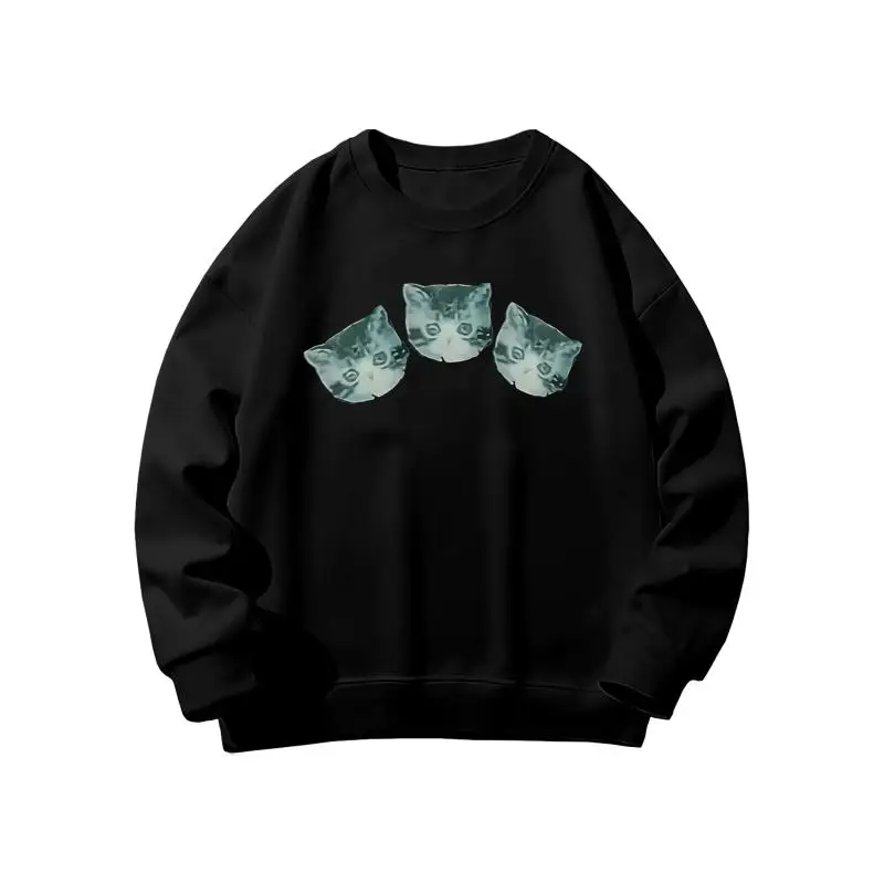 Winter Warm 250Gsm Heavyweight Round Neck Sweatshirt Oversized 2026 Usa Direct Delivery Free Shipping Loose