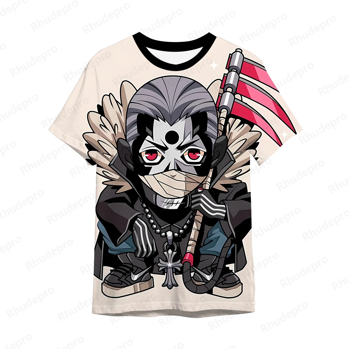 

Men's T-shirt Clothing Naruto Oversized High Quality Y2k Clothes 2024 Gift Harajuku Style Streetwear Uchiba Sasuke Trend