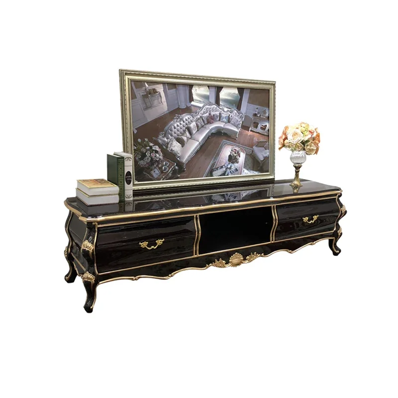 

Ruisen aristocratic European TV cabinet combination simple neoclassical villa living room bedroom audio image cabinet