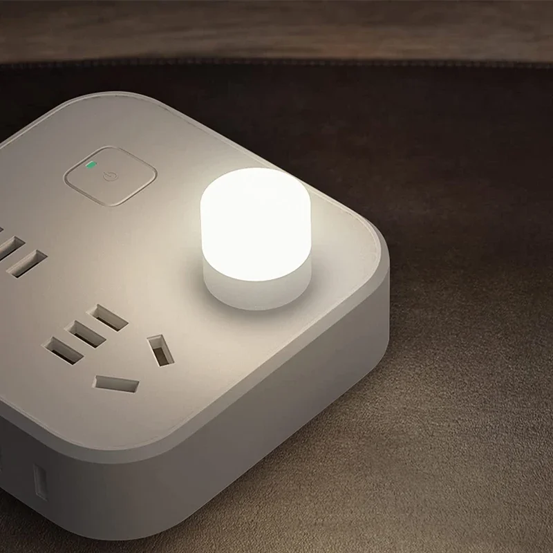 LED Table Lamp Lights Room Plug Usb Light Night Mini Book Reading Decorating Items Warm White Eye Protections Wholesale Bedroom