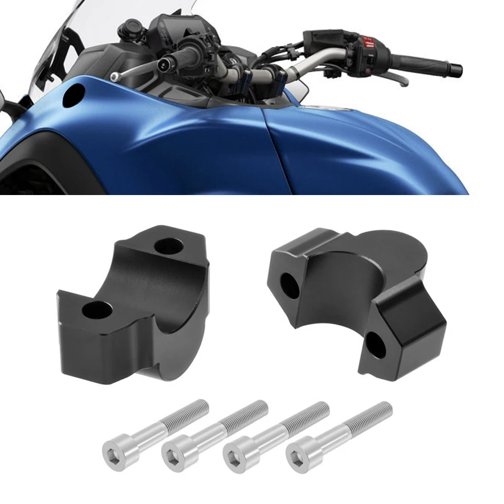 Motorcycle Handle Bar Riser Clamp Extend Handlebar Adapter Mount For Yamaha Niken 900 850 Niken900 GT 2018 2019 2020 2021 2022 -