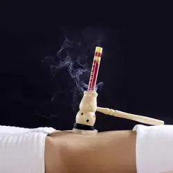 Gourd – brûleur de bâton Moxa, appareil de Moxibustion à main, à utiliser avec tapis en Jade naturel, masseur corporel chaud, Massage des méridiens, point d'acupuncture