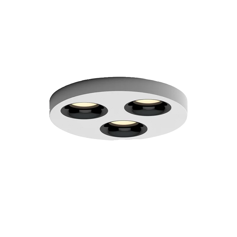 Surface mounted spotlights round led bedroom living room without main light dare multi-head