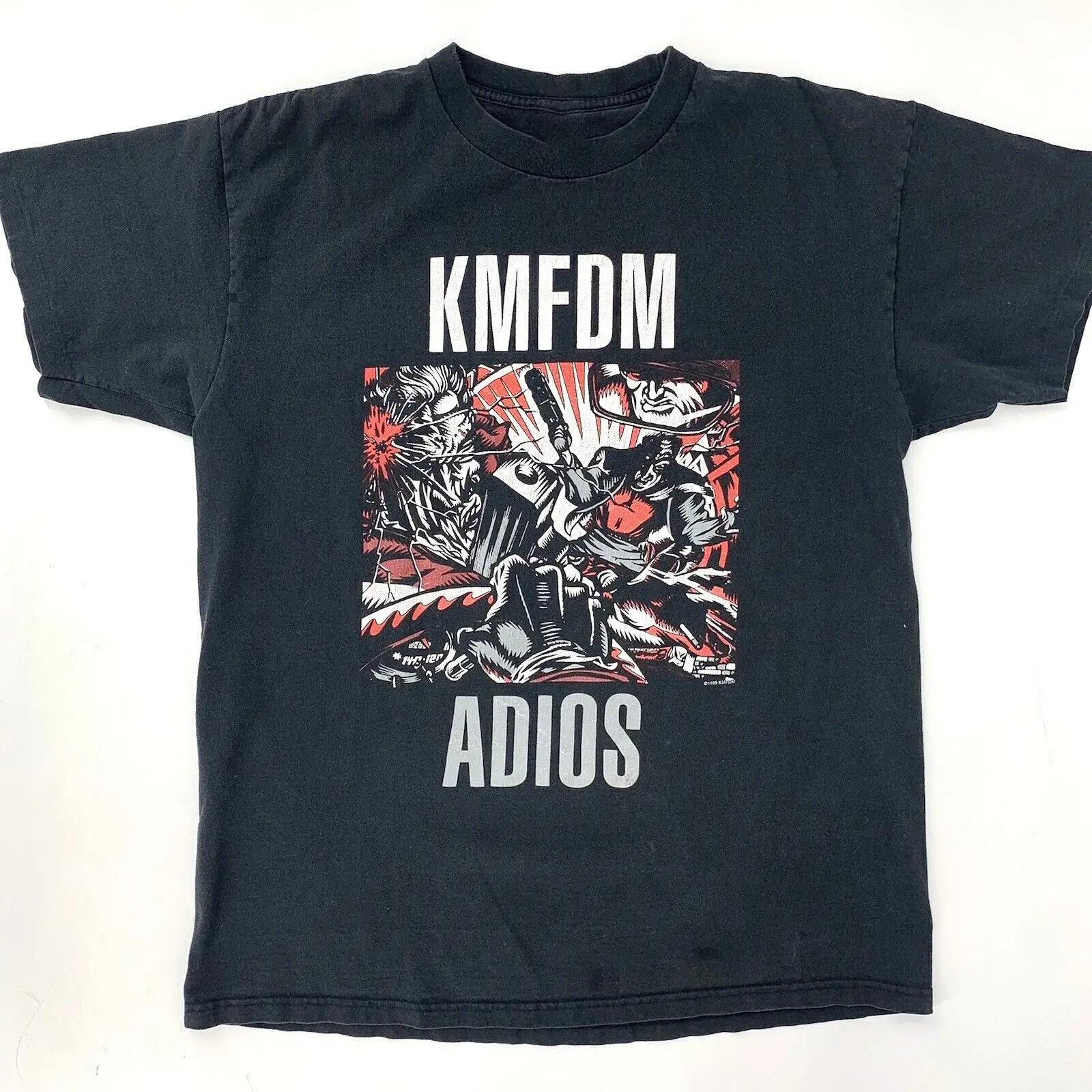 KMFDM Adios Men T-shirt Black Unisex All Sizes S to 5XL 109