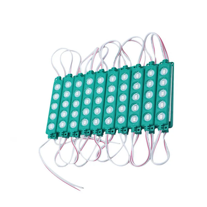 5 LED Module Light DC12V SMD 5730 Injection Waterproof AD Decorative Strip Tape Light White Red Green Blue Yellow Pink