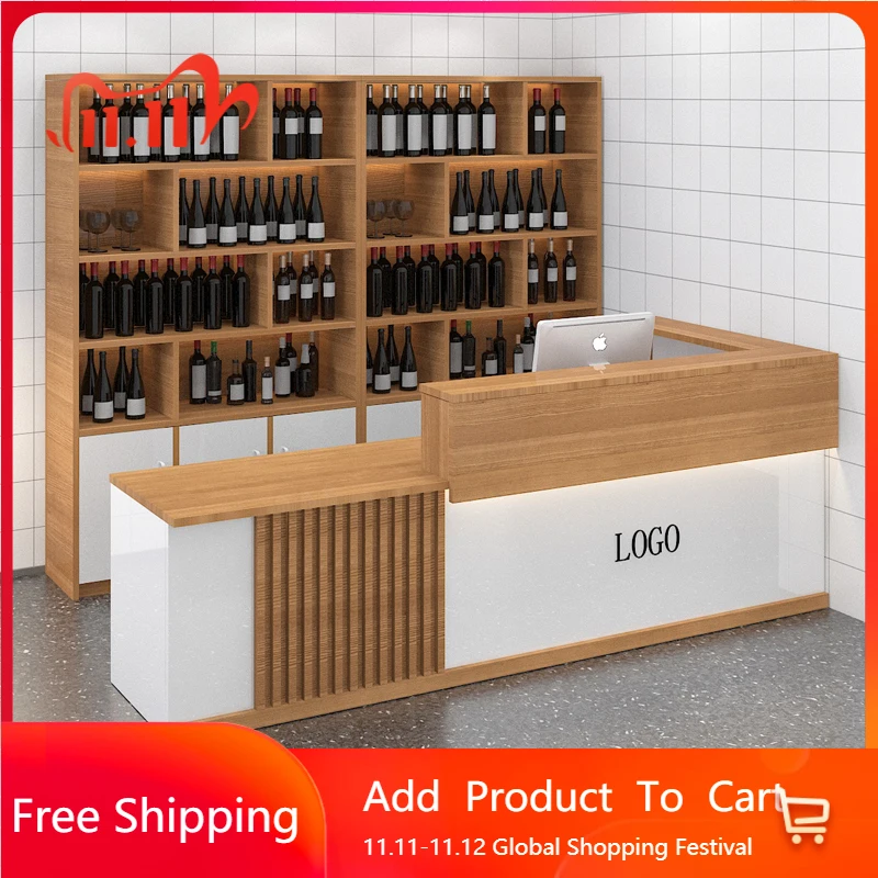 

Japanese Design Bar Counter Cashier Counter Simple Modern Reception Desk Beauty Funky Aesthetic Empfangtheke Trendy Furniture