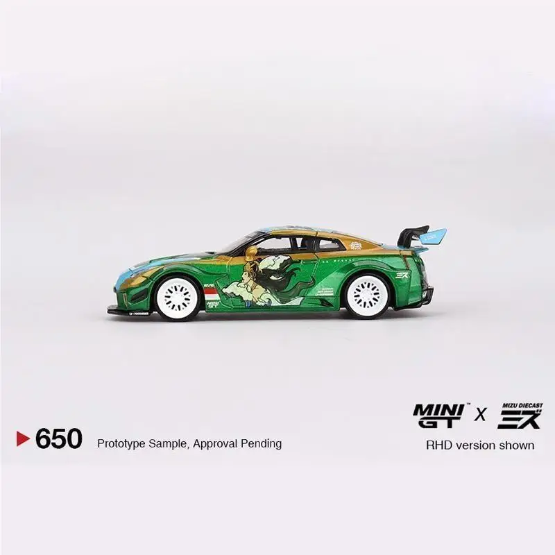 TSM Mini Gt 1/64 Minigt 650 LB-Silhouette WORKS GT NISSAN 35GT-RR Ver.2 PRINCESS Die-cast alloy car model collection